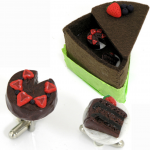 Chocolate Cake Cufflinks