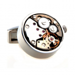 Win the award with Silver Watch Movement Cufflinks