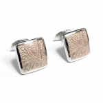 Pink Paisley Cufflinks by David Donahue