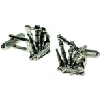 St. Patrick's Day: Scottish Bagpipe Cufflinks