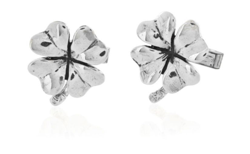 Sterling Shamrock Cufflinks