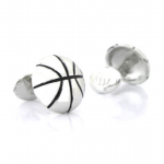 Sterling Basketball Cufflinks for March Madness