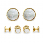 Gold & Mother of Pearl Stud Set