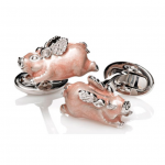 Sterling Pigs Fly Cufflinks by Jan Leslie