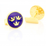 Tre Kronor Gold Cufflinks by Skultuna (Designer Spotlight)