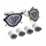 Tateossian Precious Geode Stud Set