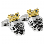 Tateossian King Skull Cufflinks