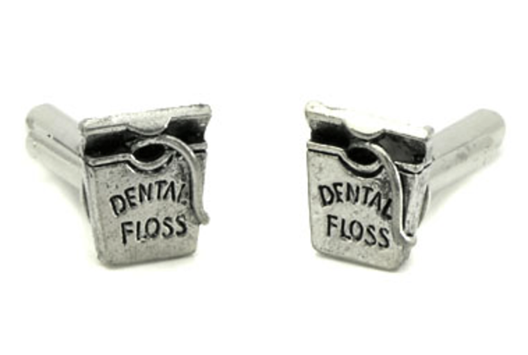 Dental Floss Cufflinks