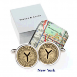 New York Subway Token Cufflinks (Tokens & Icons)