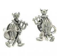 Devil Cufflinks - great for Halloween spookiness!