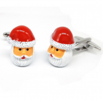 Santa Head Cufflinks for Christmas