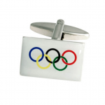 Olympic Flag Cufflinks