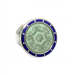 Sage Green Floral Cufflinks