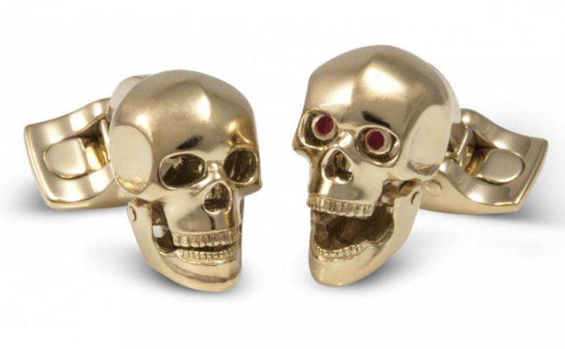 Skull Cufflinks – The Ultimate in Scary Chic