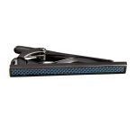 Gunmetal Blue Fiber Tie Bar