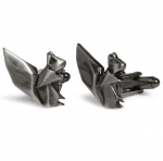 Gunmetal Origami Squirrel Cufflinks