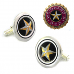 Weinhards Red Beer Bottle Top Cufflinks