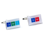 Candy Cane Chemical Table Cufflinks 