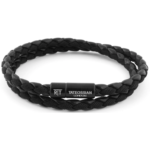 Black Chelsea Wrap Bracelet 