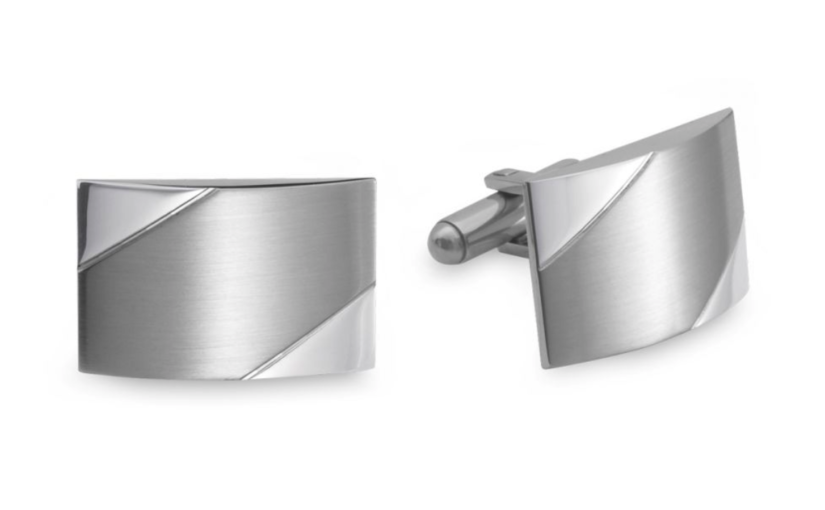 Stainless Steel Rectangle Cufflinks