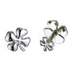 Sterling Four-Leaf Clover Cufflinks