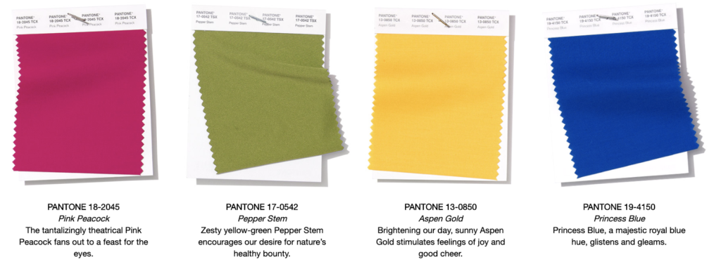 4 Pantone Colors 2019