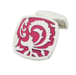 Pink Flourish Cufflinks