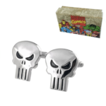 Silver Punisher Skull Cufflinks