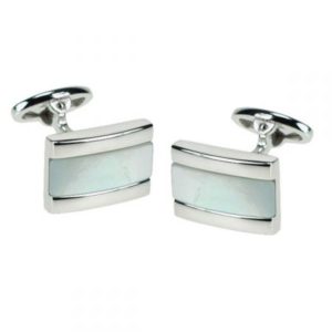 Sterling Mother of Pearl Cufflinks