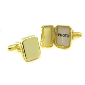 Vermeil Locket Cufflinks