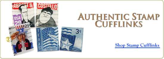 Authentic Stamp Cufflinks