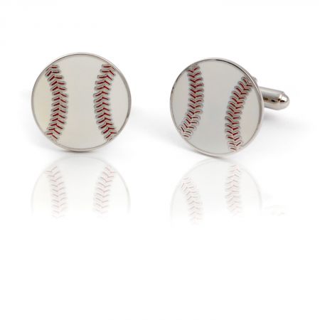 Baseball Enamel Cufflinks