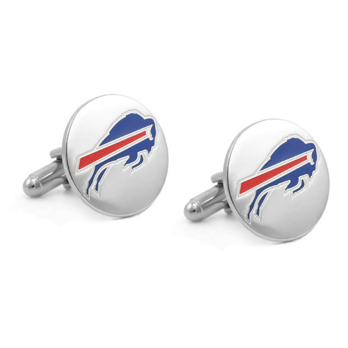 Round Buffalo Bills Cufflinks Cufflinks Depot