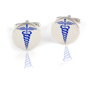 Caduceus Cufflinks