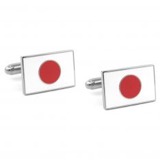 Japanese Flag Cufflinks