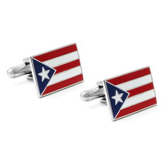 Puerto Rican Flag Cufflinks
