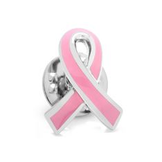 Pink Ribbon Breast Cancer Awareness Lapel Pin