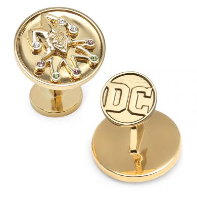 Dramatic Gold Jester Cufflinks