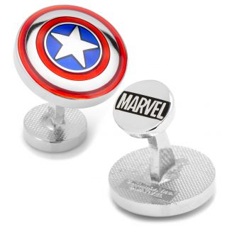 Captain America Shield Cufflinks