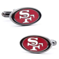 Gunmetal San Francisco 49ers Cufflinks