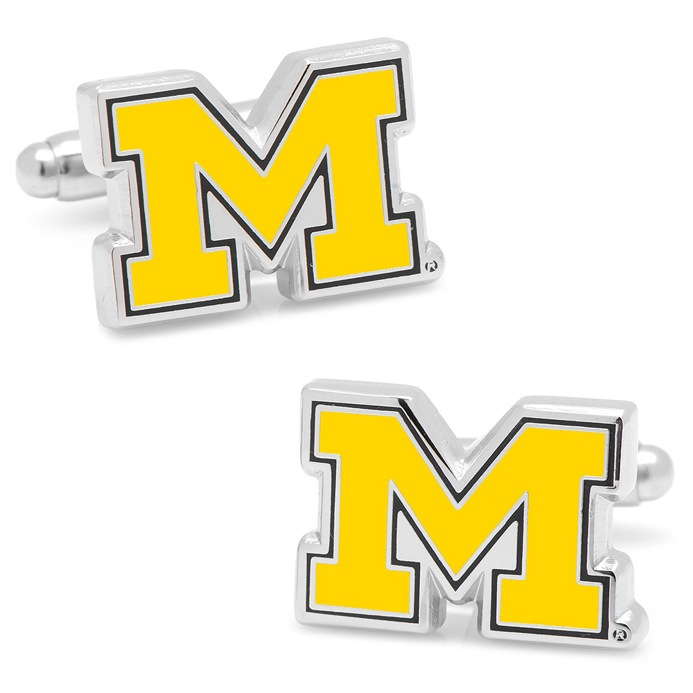 Officially Licensed Cufflinks NCAA University of Michigan Wolverines 