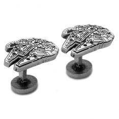 Detailed Millennium Falcon Star Wars Cufflinks