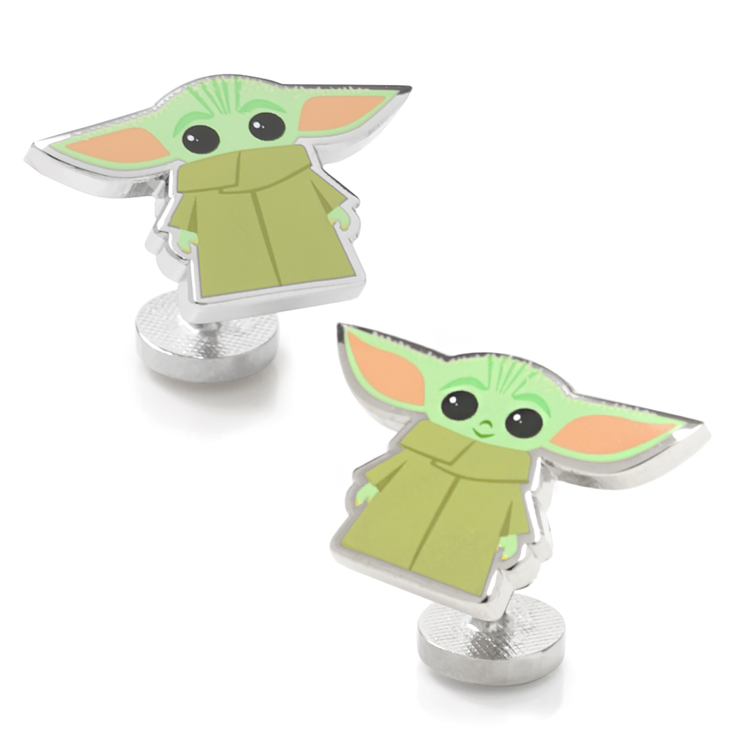 The Child Star Wars Baby Yoda Cufflinks Cufflinks Depot Grogu was born in the year 41 bby, and was raised at the jedi temple on coruscant. the child star wars baby yoda cufflinks