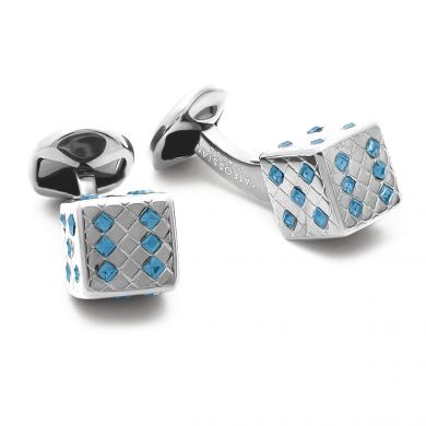 Sparkling Swarovski Dice Cufflinks