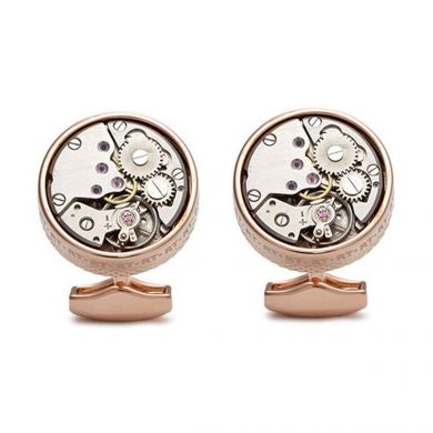 Tateossian Gold Watch Movement Cufflinks