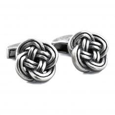 Antique Sterling Silver Celtic Knot Cufflinks