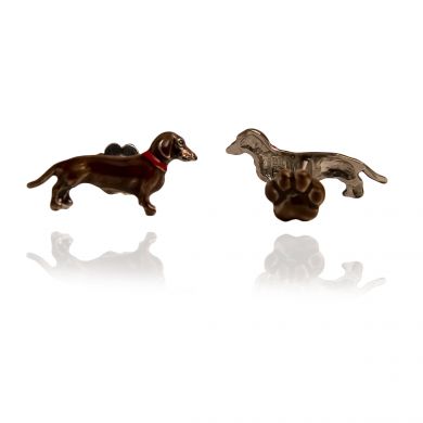 Sterling Dachshund Cufflinks Sterling Dachshund Cufflinks