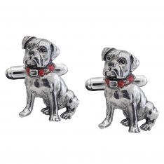 Handsome Boxer Dog Cufflinks