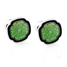 Citrus French Floral Cufflinks