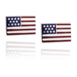 Stars and Stripes Cuff Links